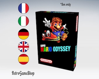 SUPER MARIO ODYSSEY Nes Custom Box (Choose Language)