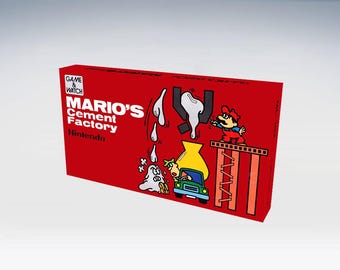 MARIOS CEMENT FACTORY Wide Screen Game And Watch (does not include machine)