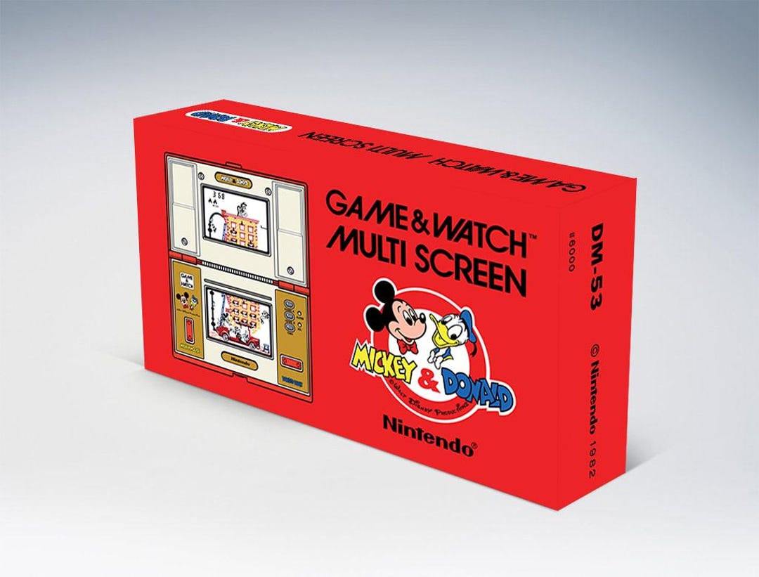 MICKEY and DONALD MULTISCREEN Game and Watch (does Not Include