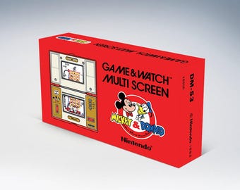GAME＆WATCH MULTI SCREEN MICKEY＆DONALD Vintage 1983 Nintendo Game and Watch Mickey & Donald Handheld