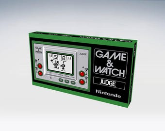 JUDGE SILVER SERIES Green Game And Watch (does not include machine)