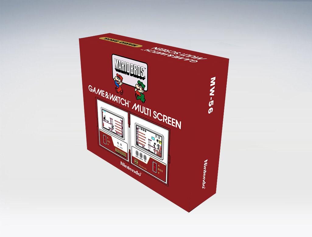 MARIO BROS MULTISCREEN Game and Watch (does Not Include Machine
