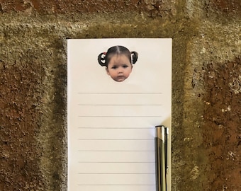 Custom Face Notepad, Personalized Face Notepad, Custom Face, Custom Notepad, Funny Face Notepad, Custom Gift, Funny Gift, Custom Face Gift