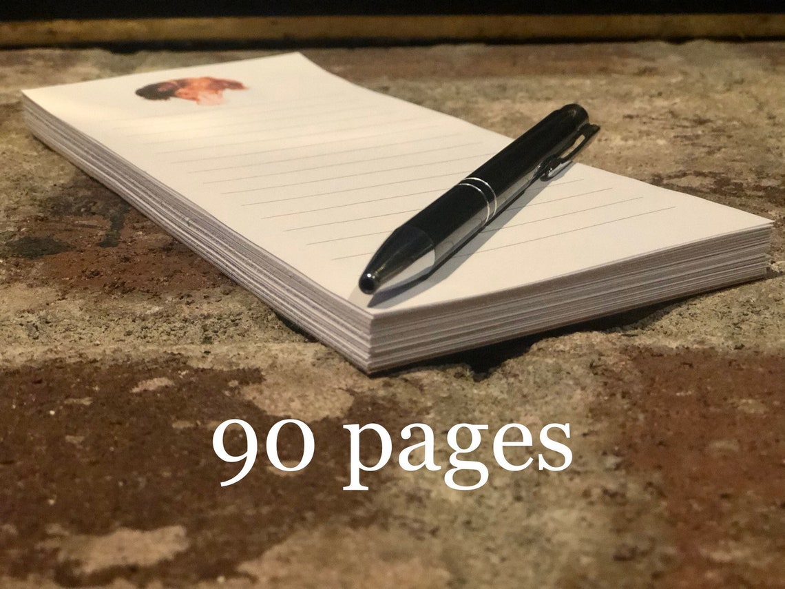 Custom Dog Notepad Personalized Dog Notepad Custom Pet Etsy