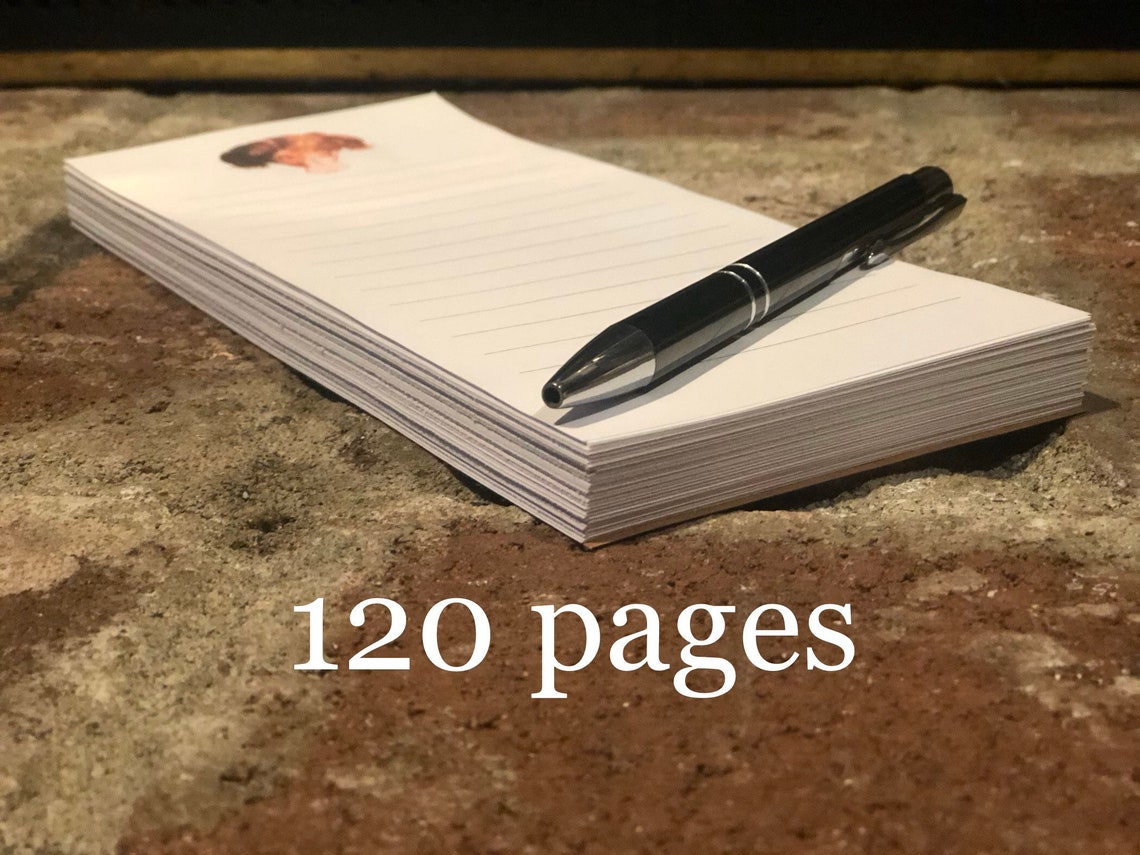 Custom Dog Notepad Personalized Dog Notepad Custom Pet Etsy