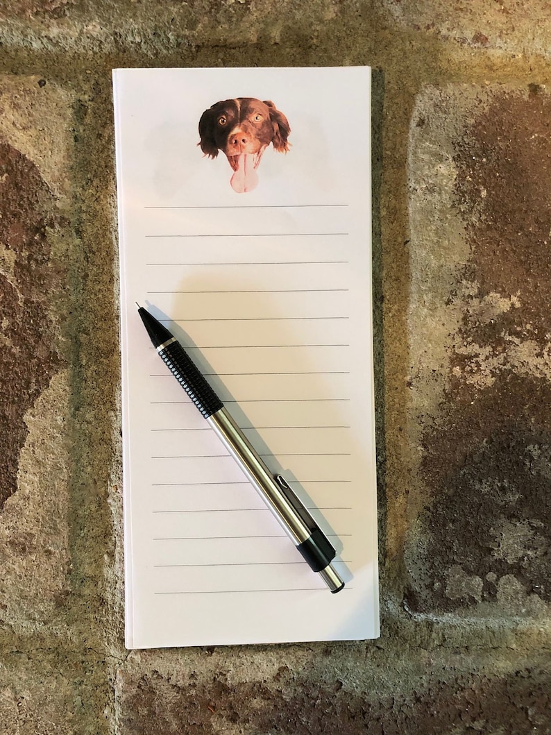 Custom Dog Notepad, Personalized Dog Notepad, Custom Pet Notepad, Personalized Pet Notepad, Custom Pet Gift, Custom Dog Gift, Dog Condolence 