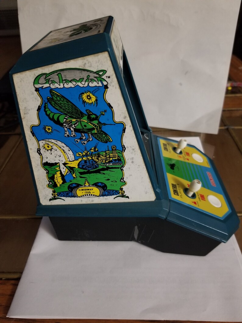 Coleco Galaxian Mini Tabletop Arcade Game Etsy