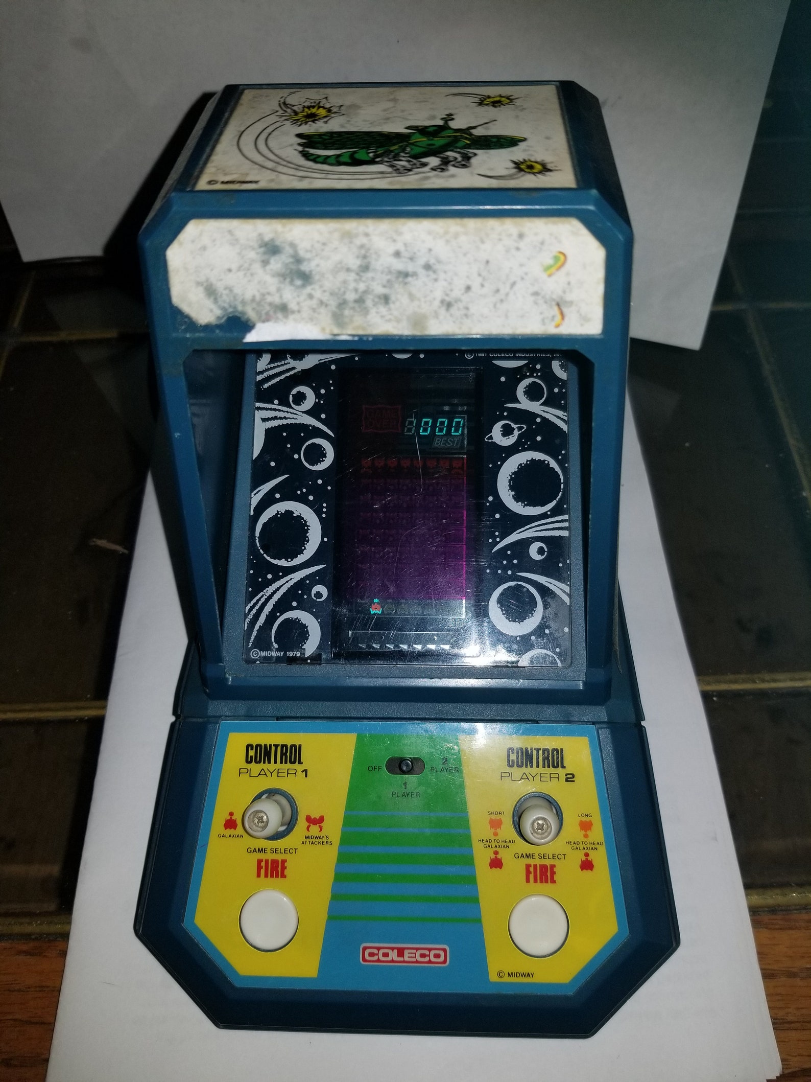 Coleco Galaxian Mini Tabletop Arcade Game Etsy UK