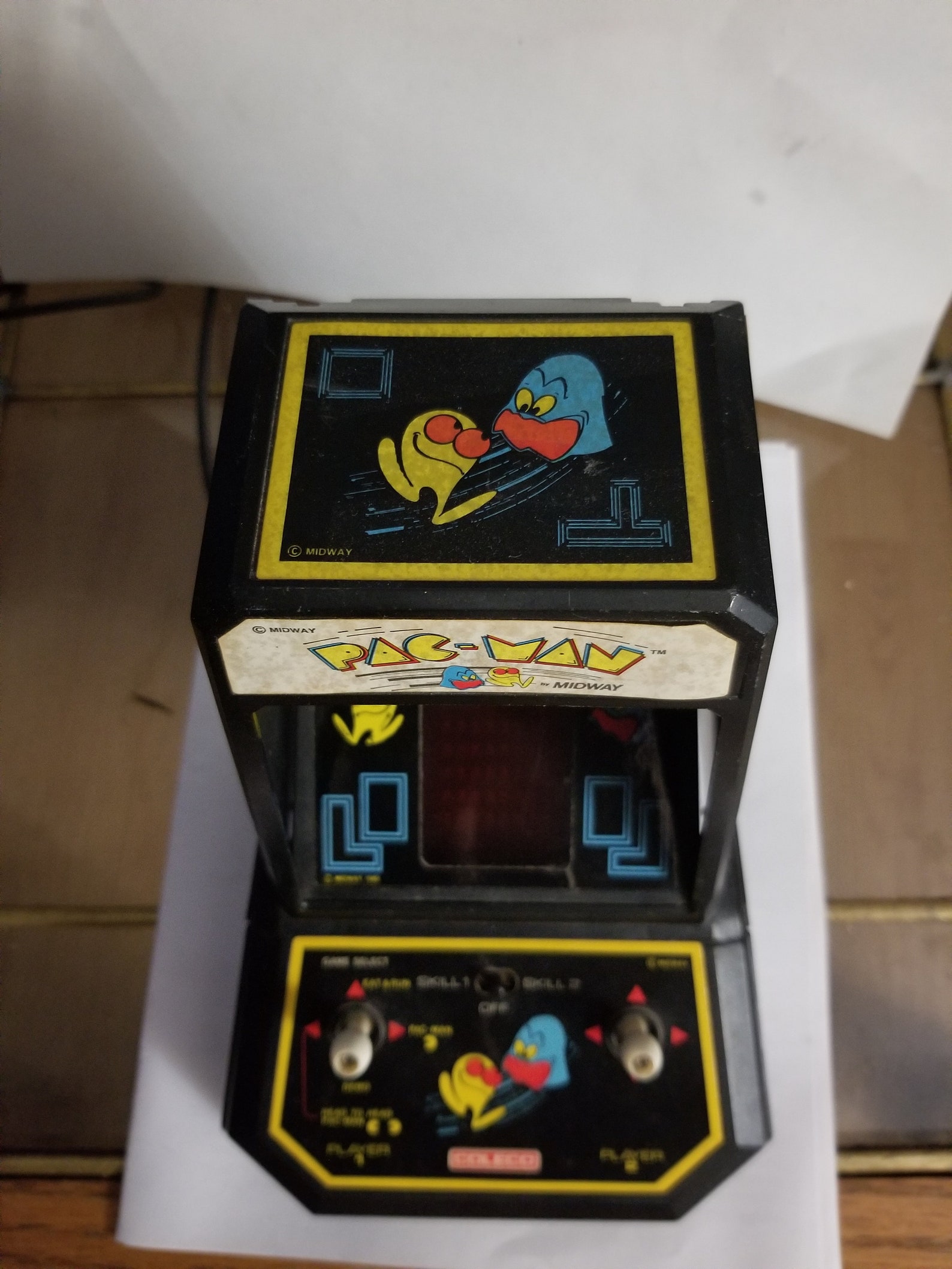 Coleco PacMan mini juego de arcade de mesa Etsy