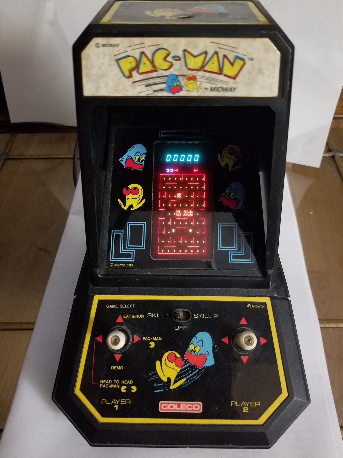 Coleco PacMan mini tabletop arcade game Etsy