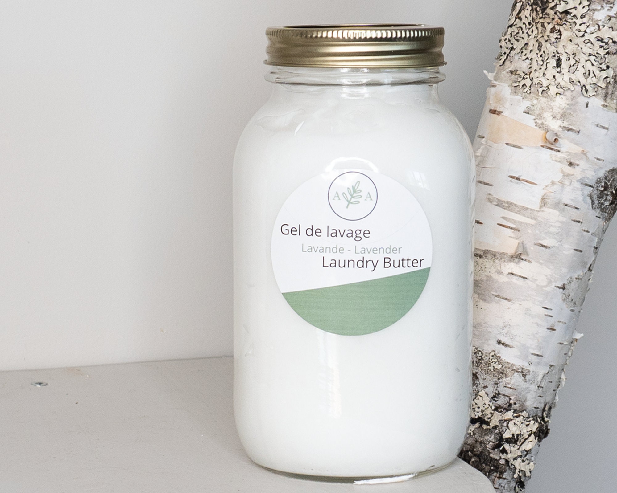 Laundry Butter - Lemon Balm - Lavender - Unscented - Zero Waste Product - Phosphate Free - Natural Cleaning - Healthy Living - Handmade