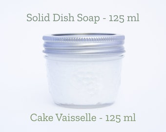 Solid Dish Soap - Lemon - Phosphate Free - Natural - Zero Waste Product - Perfect for Home, Cottage and Camping- Healthy Clean Living