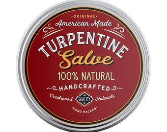 Turpentine Salve - All natural and Handcrafted