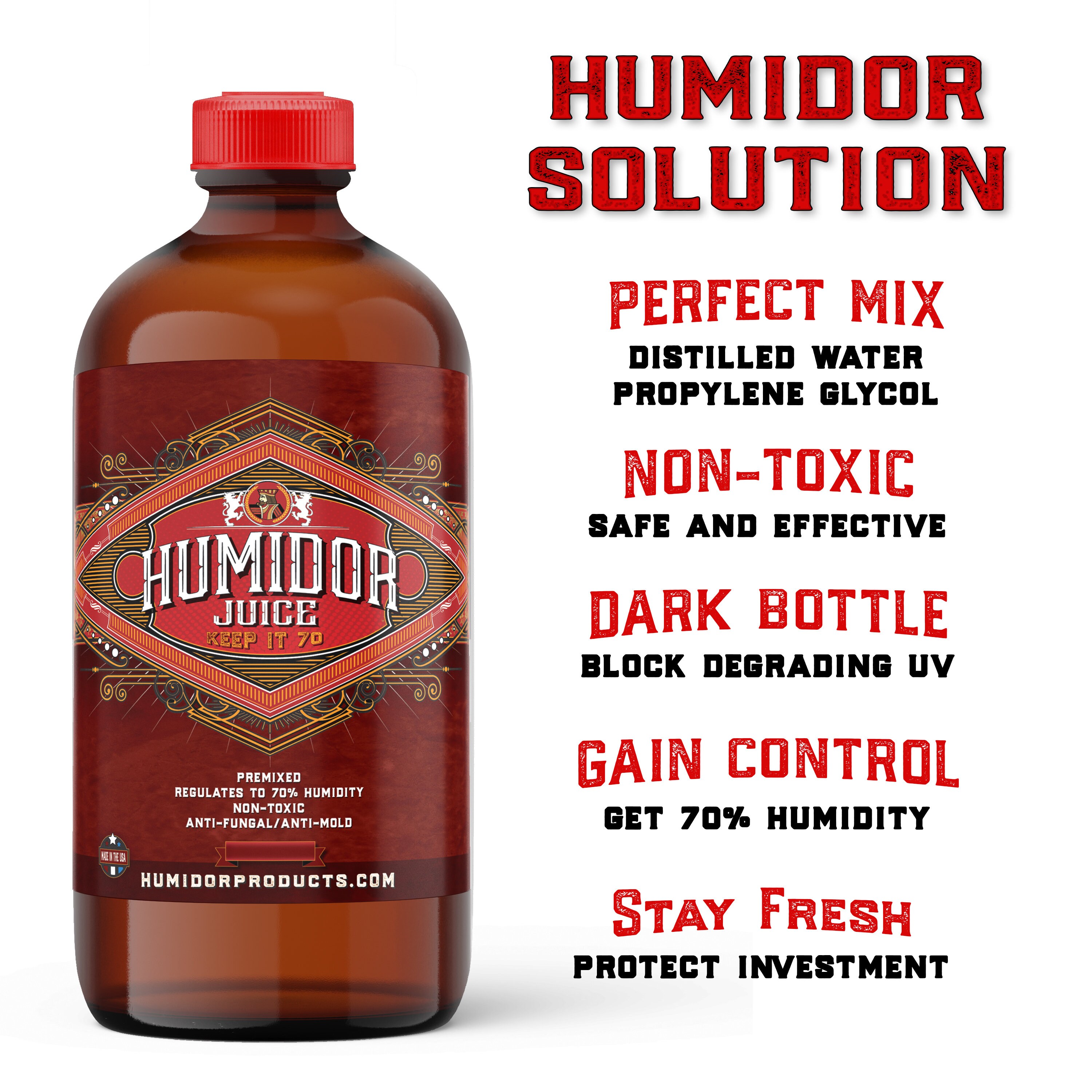 Cigar Humidor Solution Humidor Juice Formula Bottle Propylene Etsy