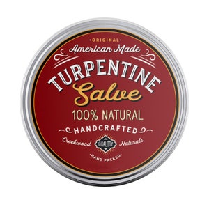 Turpentine Salve - All natural and Handcrafted