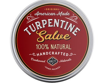 Turpentine Salve - All natural and Handcrafted