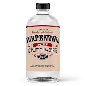 100% Pure Gum Spirits of Turpentine - American Made! NOT Imported! Natural, Pine Tree Turps!