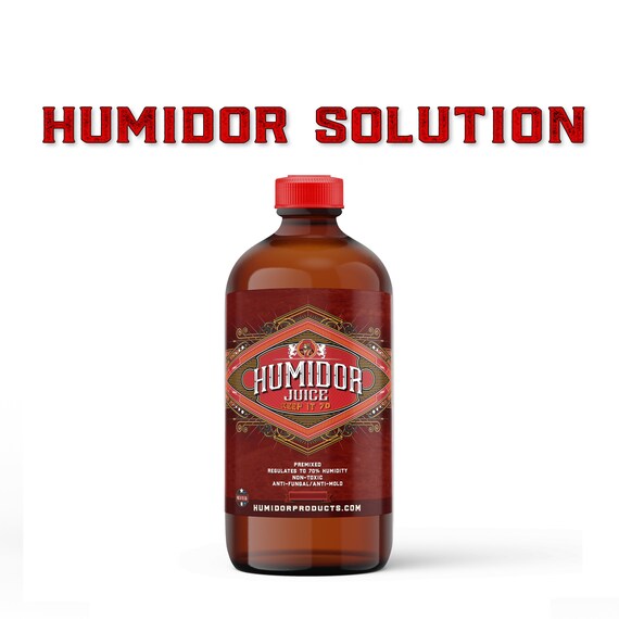 Cigar Humidor Solution Humidor Juice Formula Bottle Propylene Etsy