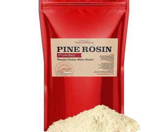 Powdered Pine Rosin: American Made Gum Resin for Beeswax Wraps