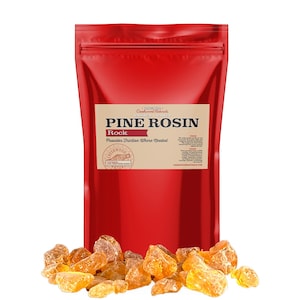 American Made Rock Pine Rosin: Pure Gum Colophony for Beeswax Wraps