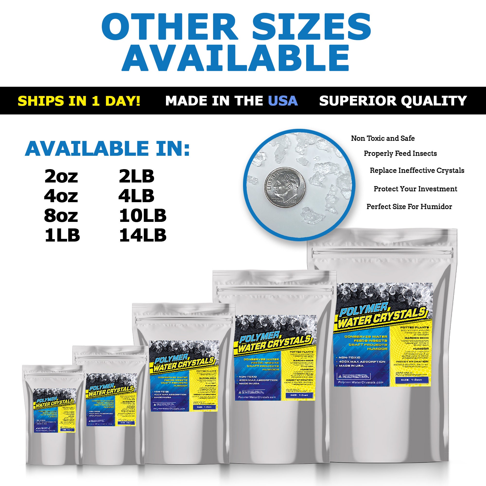 Water Crystals Water Absorbing Polymer Crystals Insect Cricket Etsy UK