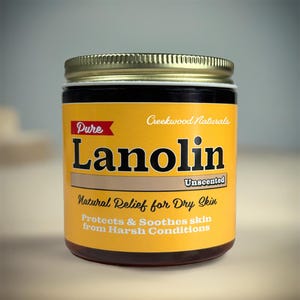 Pure Lanolin - Natural Moisturizer and Dry Skin Relief - All Natural
