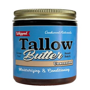 Whipped Tallow Butter: 100% Grass-Fed, Handmade, Small Batch