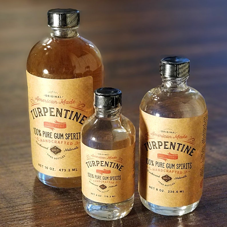 Pure Gum Spirits Of Turpentine Cleanse