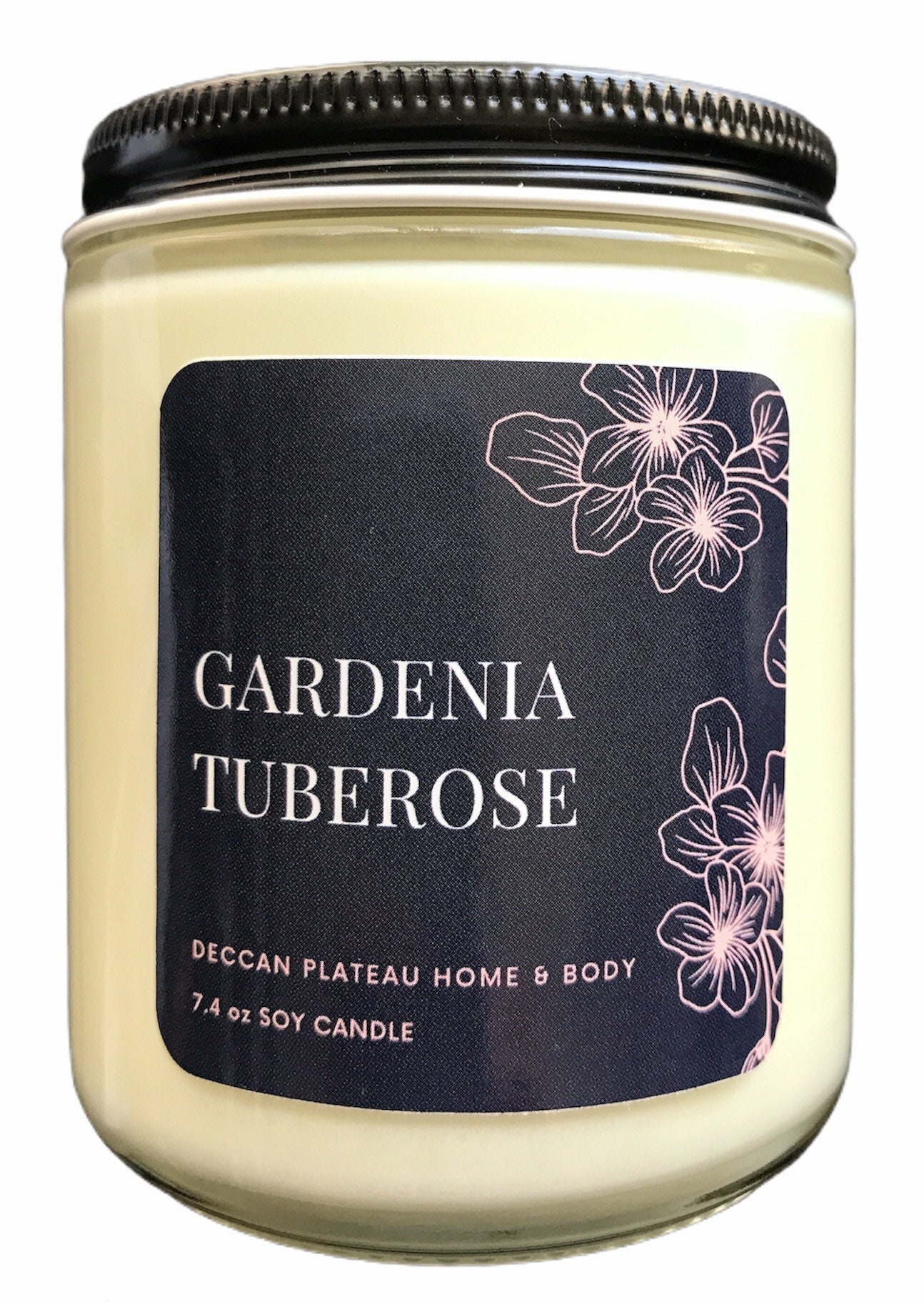 Gardenia Tuberose Scented Candle Hand Poured in the USA Etsy