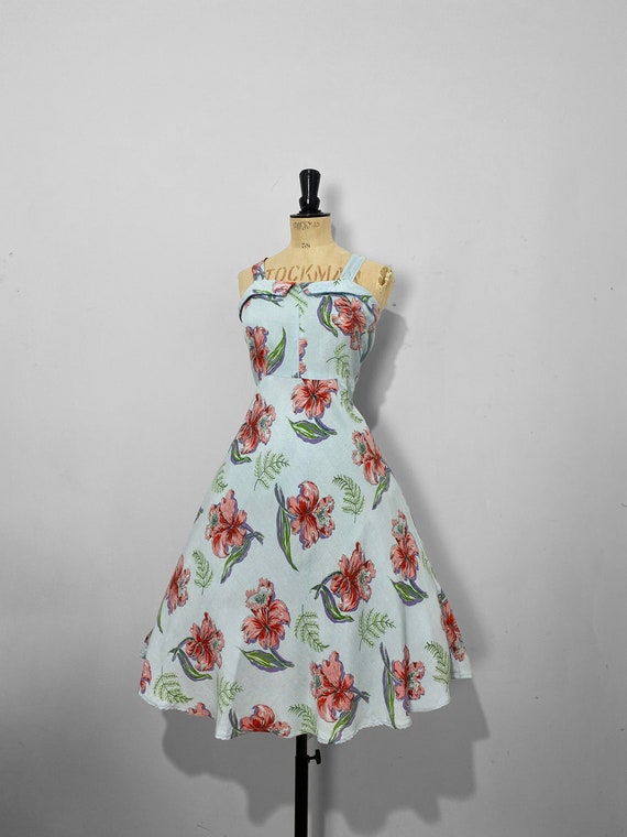 Vintage / 2000s 00s does 1950s 50s / Tropical Pri… - image 2