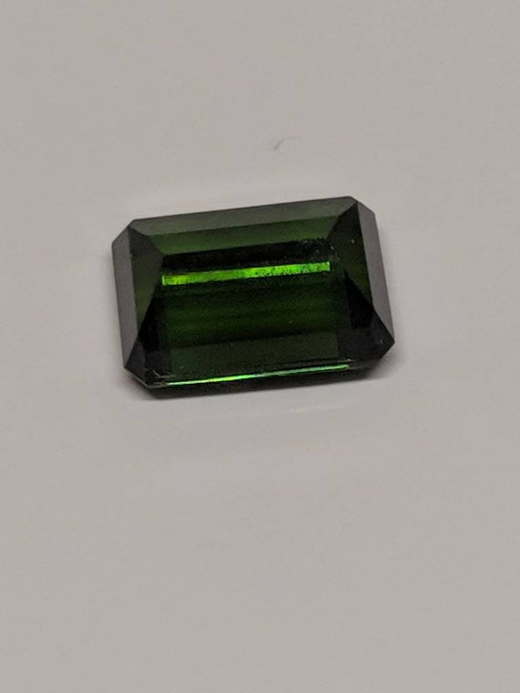 Tourmaline faceted gem