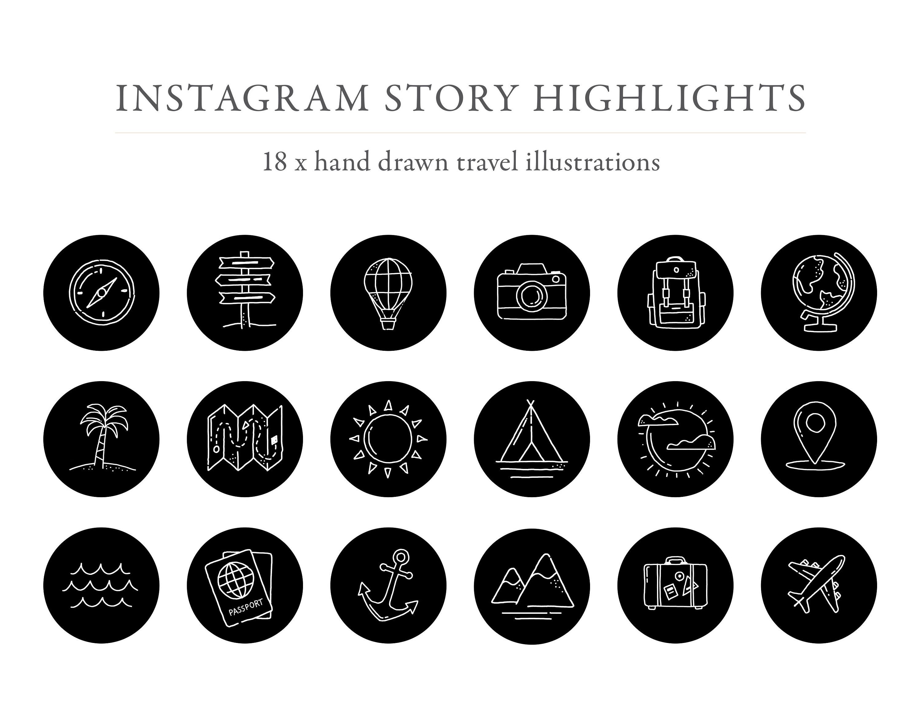 travel icons instagram