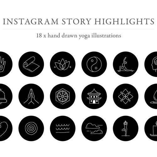 23 Boho Living Instagram Story Highlight Icons Branding Kit | Etsy