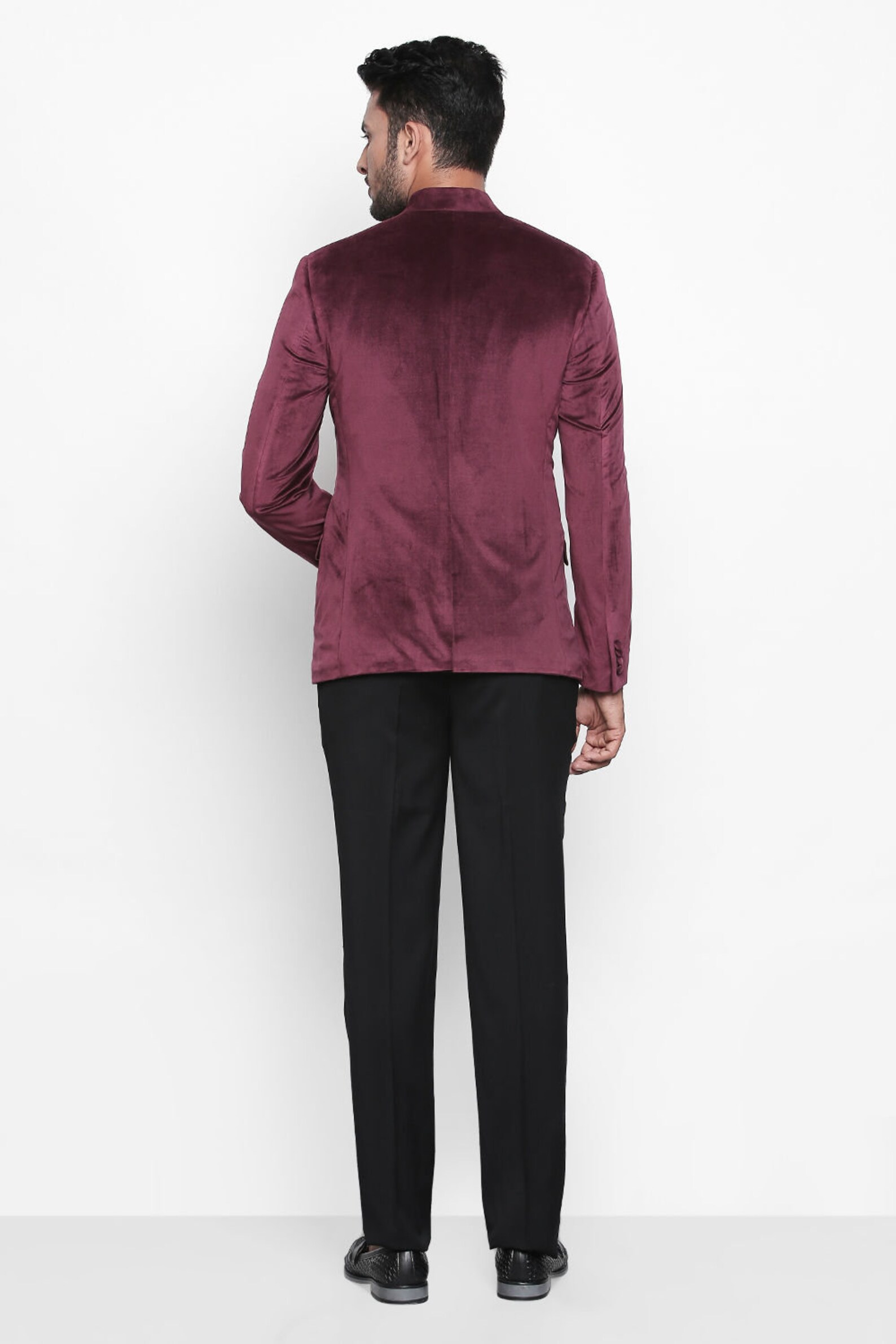 Indian Elegant Jodhpuri Dress Bhandhgala Velvet Coat Pant Set Etsy