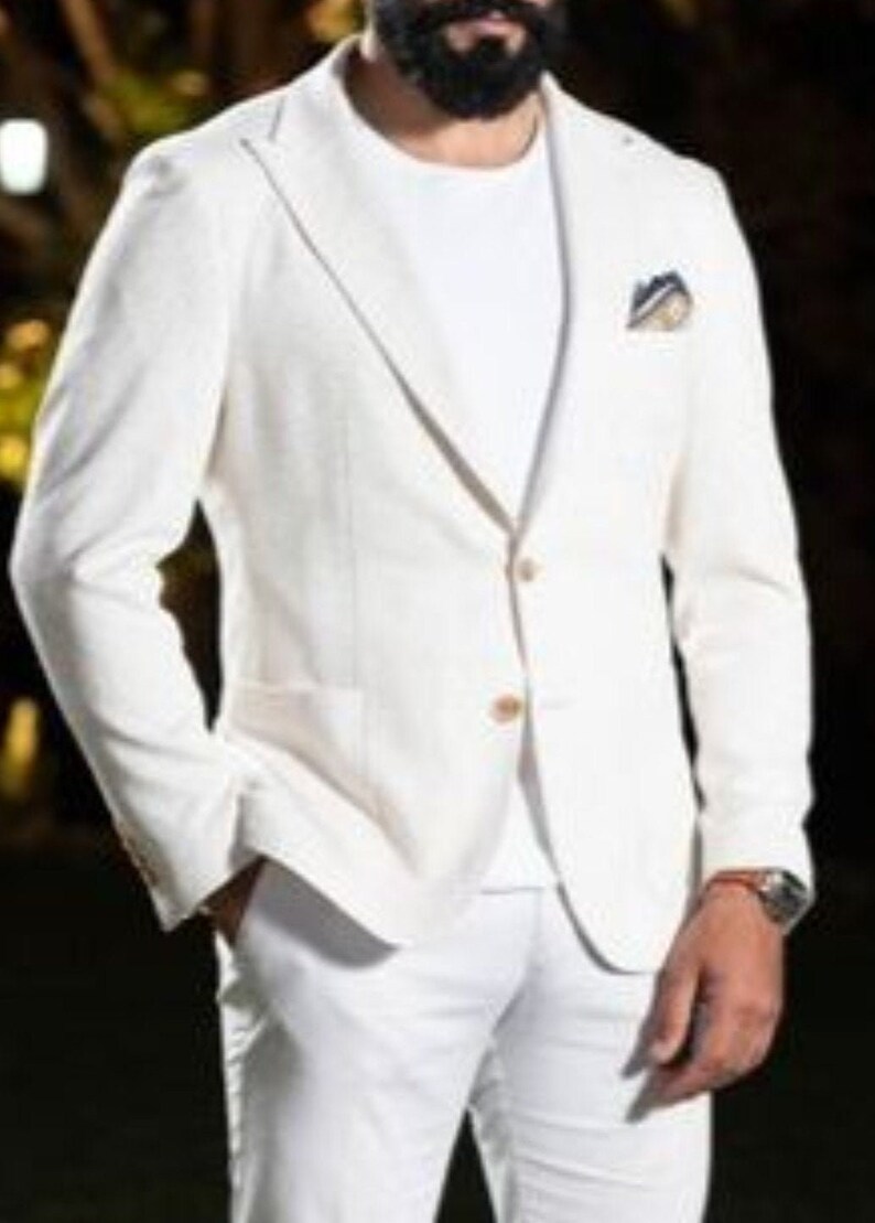 Lenin Suit for Men/boys Jodhpuri Coat Pant White Beach Prom Etsy Canada