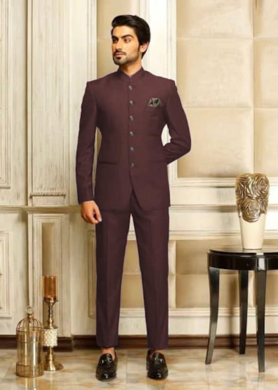 Buy Bandhgala Suits for Men Online - Indian Jodhpuri Suit for Men, Bandhgala  Suits Price | Bonsoir