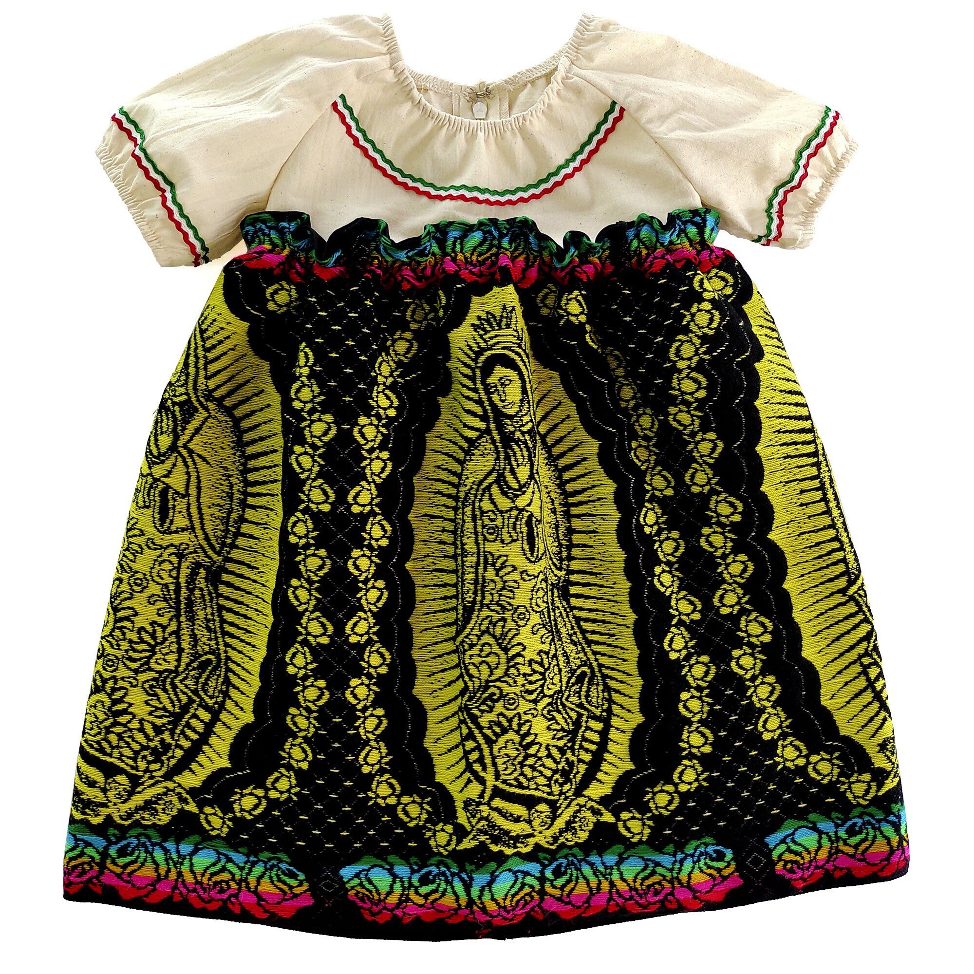 Niñas vestido mexicano - Etsy México Niñas vestido mexicano - Etsy México
