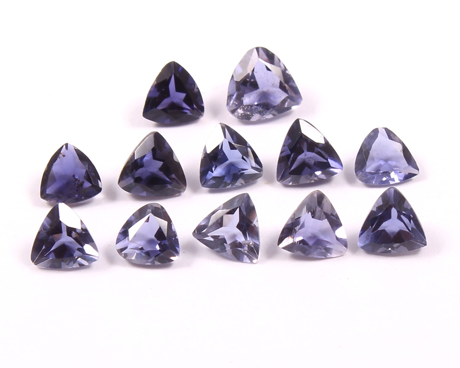 Natural Iolite Loose Gemstone Cuts Iolite Trillion Shape Cut Etsy UK