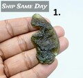 Raw Moldavite Crystal: Genuine Czech Stone, Healing Jewelry Supply