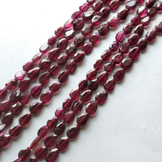 flat faceted beads
