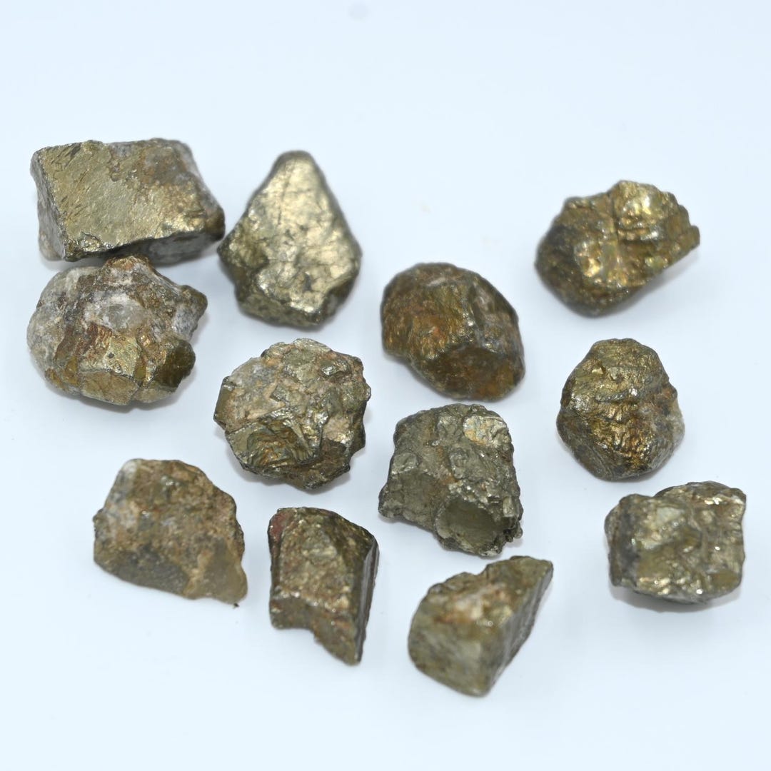 Raw Pyrite Crystal for Jewelry Making, Natural Pyrite Rough Rocks 500g ...