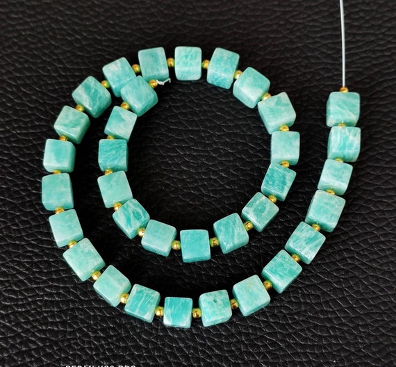 Perline In Pietra Semipreziosa Naturale Di Diaspro Marrone, 4 X 6 Mm - Foto 3