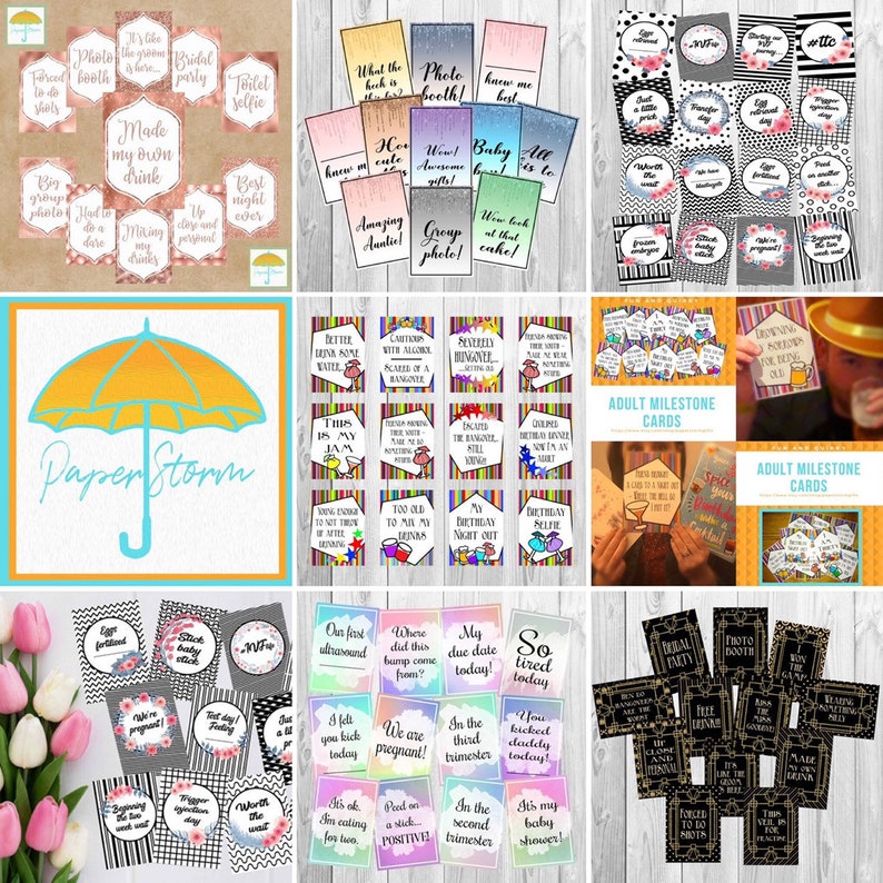 IVF Milestone Cards / Digital Gift Ideas / Medical Journey / Etsy UK