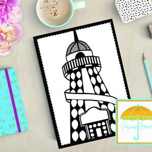 Helter Skelter paper cutting template for digital download, fairground craft supplies, make your own diy wall art gift for home decor