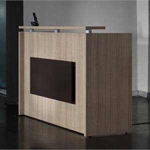 Empfangstisch, Büromöbel, Kundenspezifische Empfangstheke, Verkaufstheke, Schreibtisch, moderner Empfangstisch, Retail Cash Wrap Counter