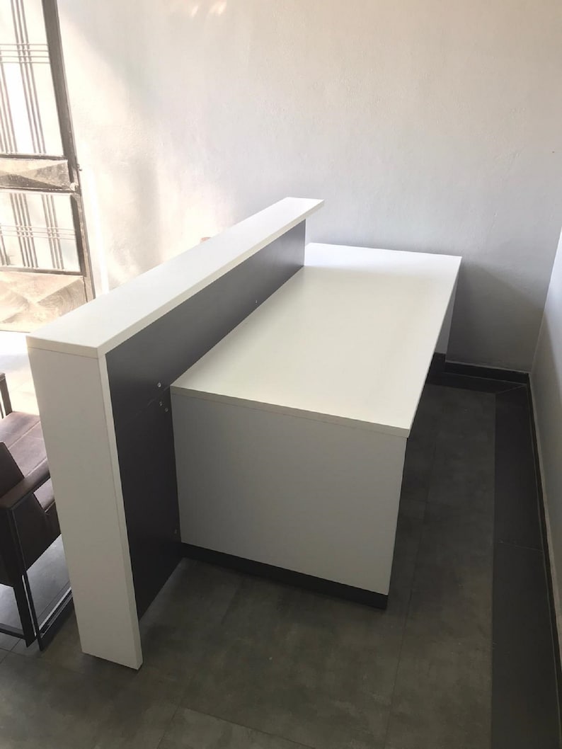 Checkout Counter, Reception Desk, Retail Counter, Shop Counter, Store Counter, Cash Wrap Retail Counter, Reception Desk with Counter image 2