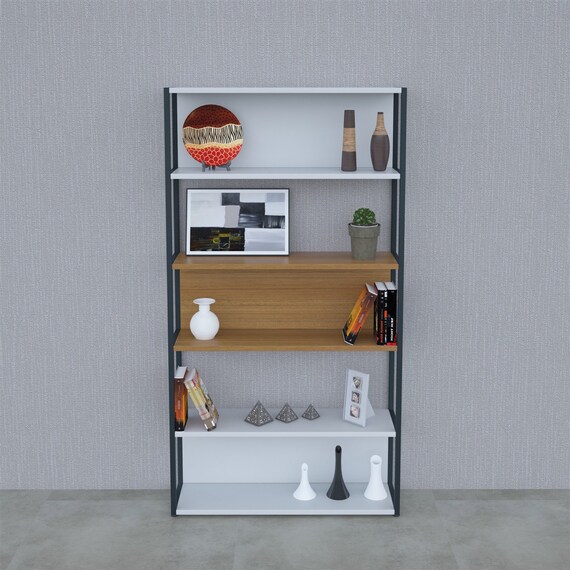 Bookcase Bookshelves Modern Metal Wooden 50
