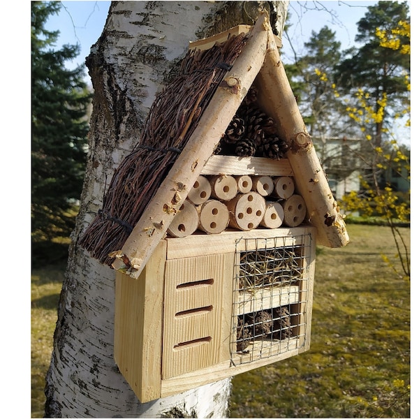 Insektenhotel Insektenhaus Winterquartier Bienenhaus Insekten Biene Nistkasten