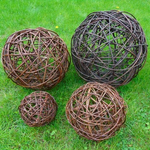 Weidenkugel Weidenball Dekokugel Kugel Rebenkugel Dekobälle Garten 10 bis 50cm
