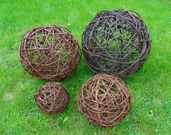 Weidenkugel Weidenball Dekokugel Kugel Rebenkugel Dekobälle Garten 10 bis 50cm